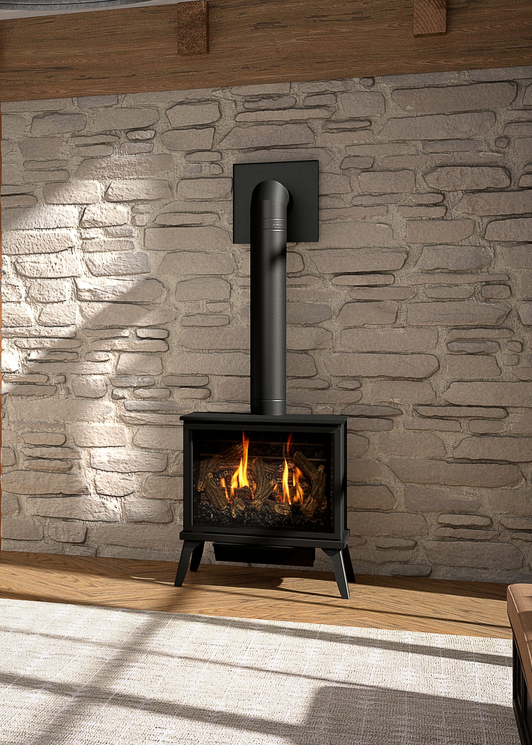 22KHF109 Kozy Heat Free Standing Fireplace F3 V237 